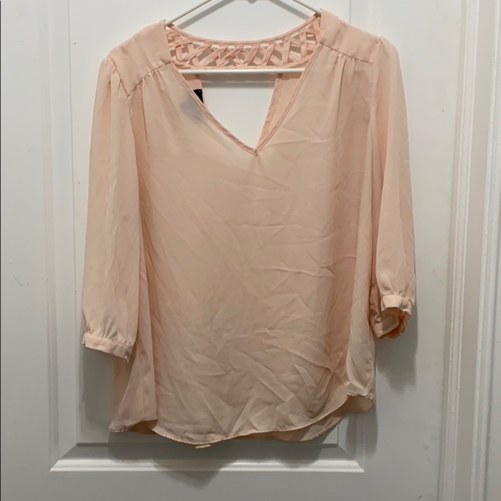 Light pink blouse